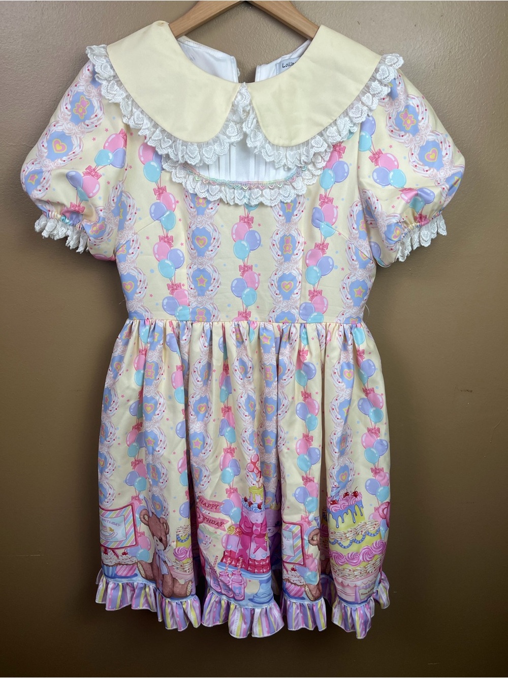 Lollipops Lolita Teddy's Birthday Party Dress Size Medium